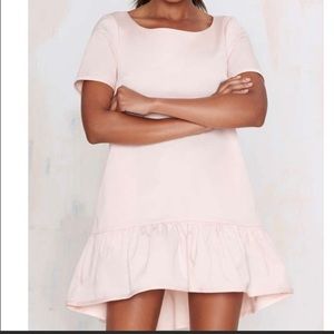 Nasty Gal Let’s Drop It Pink Dress